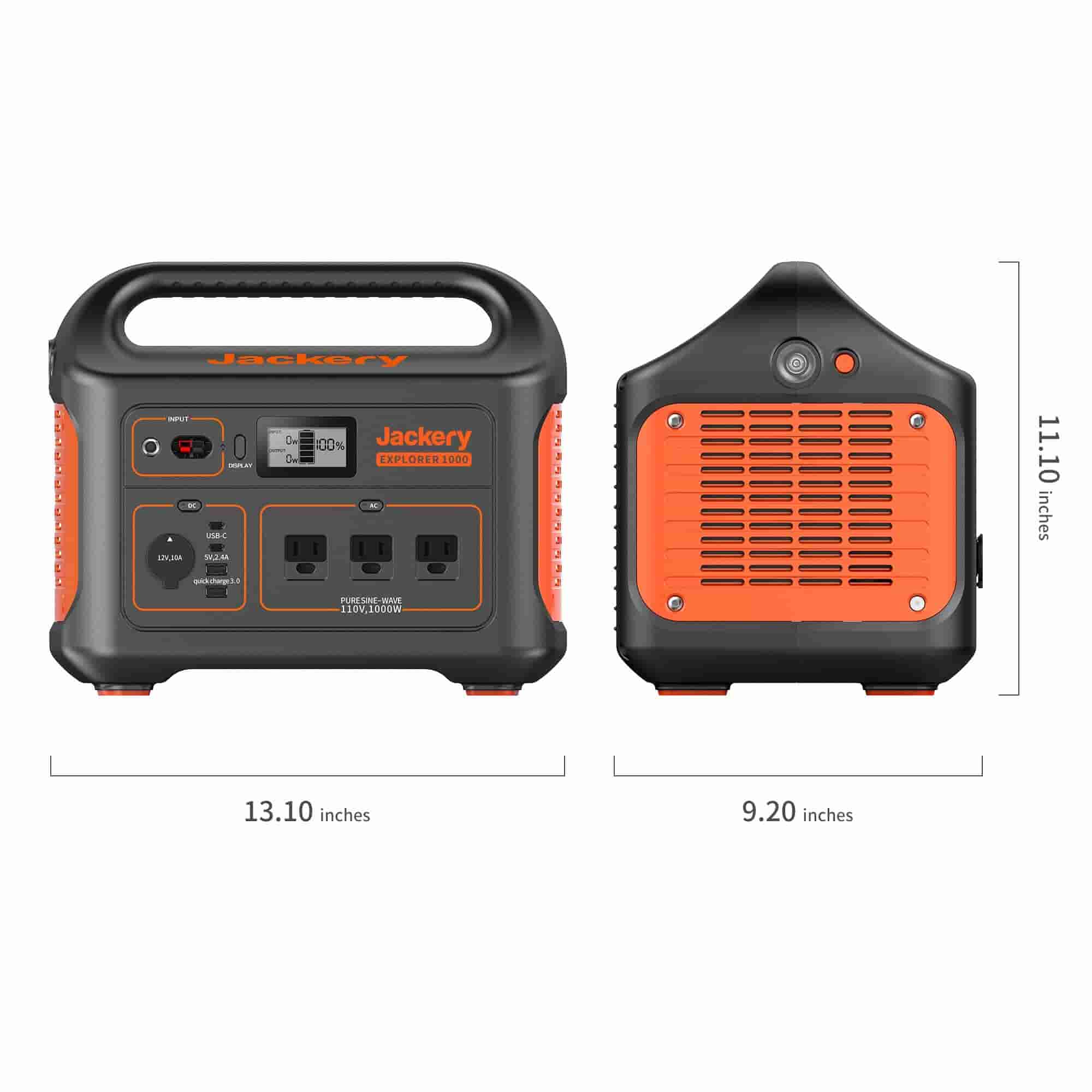 Jackery Explorer 1000 Portable Power Station (Refurbished) - Image 10