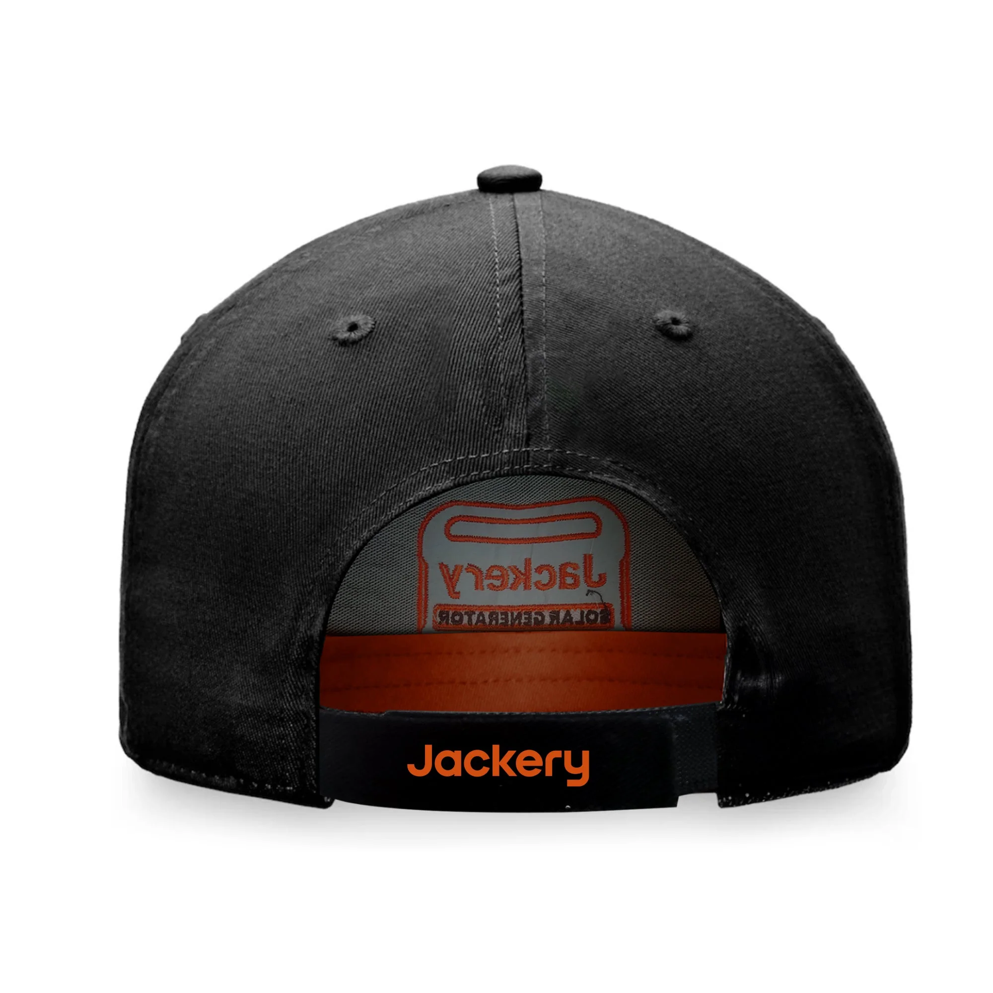 Jackery Solar Generators Black Long Bill Baseball Hat - Image 4