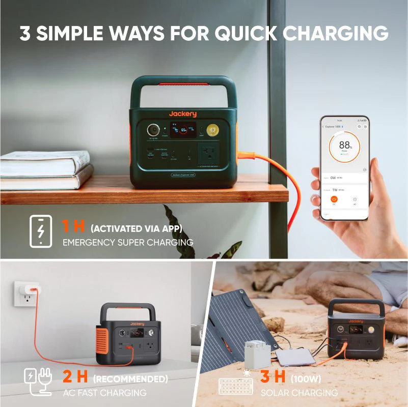 Jackery Explorer 240 v2 Portable Power Station (Refurbished) - Image 5