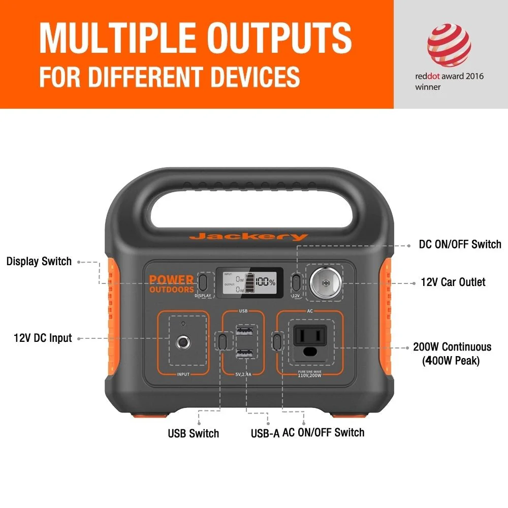 Jackery Explorer 290 Portable Power Station (Refurbished) - Image 8